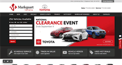 Desktop Screenshot of markquarttoyota.com